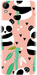 Husa din silicon compatibila cu Htc Desire 10 Lifestyle - model Baby panda 001 
