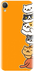 Husa din silicon compatibila cu Htc Desire 10 / M10 - model Cat Tower 