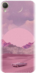 Husa din silicon compatibila cu Htc Desire 10 / M10 - model Collage Pink 