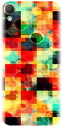 Husa din silicon compatibila cu Htc Desire 10 / M10 - model Colorful Abstract 