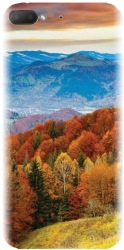 Husa din silicon compatibila cu Htc Desire 12 - model Autumn Mountain Fall Rusty Forest 