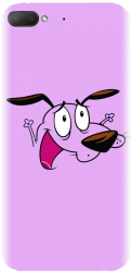 Husa din silicon compatibila cu Htc Desire 12 - model Courage The Cowardly Dog 