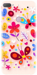 Husa din silicon compatibila cu Htc Desire 12 Plus - model Butterfly 002 