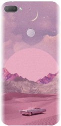 Husa din silicon compatibila cu Htc Desire 12 Plus - model Collage Pink 