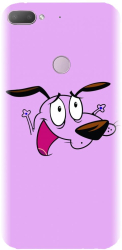 Husa din silicon compatibila cu Htc Desire 12 Plus - model Courage The Cowardly Dog 