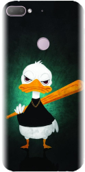 Husa din silicon compatibila cu Htc Desire 12 Plus - model Duck With A Bat 