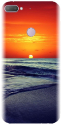 Husa din silicon compatibila cu Htc Desire 12 Plus - model Ocean Sunset 