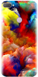 Husa din silicon compatibila cu Htc Desire 12 Plus - model Oil Painting Colorful Strokes 