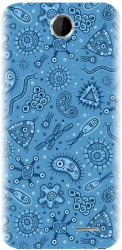Husa din silicon compatibila cu Htc Desire 310 - model Bacteria 