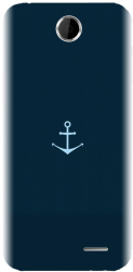 Husa din silicon compatibila cu Htc Desire 310 - model Blue Navy Anchor Illustration 