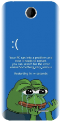 Husa din silicon compatibila cu Htc Desire 310 - model Blue Screen