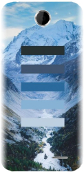 Husa din silicon compatibila cu Htc Desire 310 - model Color Scheme Iarna 