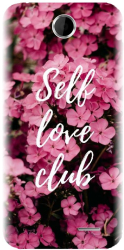 Husa din silicon compatibila cu Htc Desire 310 - model Love Self Love Club 