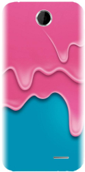 Husa din silicon compatibila cu Htc Desire 310 - model Pink Liquid Dripping 