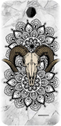 Husa din silicon compatibila cu Htc Desire 310 - model Tatoo Art Goat 