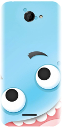Husa din silicon compatibila cu Htc Desire 316 - model Cute Blue 
