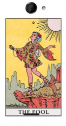 Husa din silicon compatibila cu Htc Desire 316 - model Tarot The Fool Clasic 