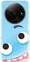 Husa din silicon compatibila cu Xiaomi Redmi A3 - model Cute Blue 