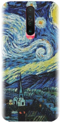 Husa din silicon compatibila cu Xiaomi Redmi K30 - model The Starry Night 