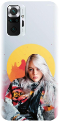 Husa din silicon compatibila cu Xiaomi Redmi Note 10 Pro Max - model Billie Eilish 