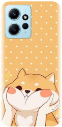 Husa din silicon compatibila cu Xiaomi Redmi Note 12 4g - model Lovely Dog 