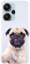 Husa din silicon compatibila cu Xiaomi Redmi Note 13 Pro+ 5g - model Simple Pug Selfie 