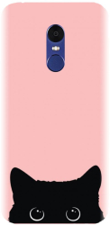 Husa din silicon compatibila cu Xiaomi Redmi Note 4A - model Black Cat 