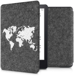 Husa pentru Amazon Kindle Paperwhite 11 Kwmobile Gri/Alb Textil 56260.08 