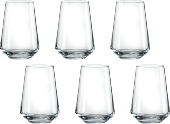 Set 6 pahare bauturi racoritoare BOHEMIA CRISTAL SIESTA 440ml 