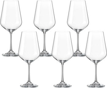 Set 6 pahare pentru vin alb BOHEMIA CRISTAL SIESTA 200ml 