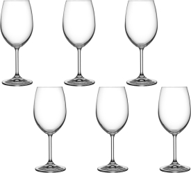 Set 6 pahare pentru vin BOHEMIA CRISTAL LARA 250ml 
