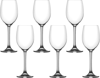 Set 6 pahare vin rosu BOHEMIA CRISTAL FLAMENCO 350ml 