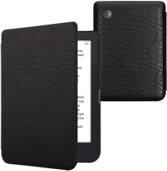 Husa kwmobile pentru Kobo Clara 2E Piele ecologica Negru 60056.24 