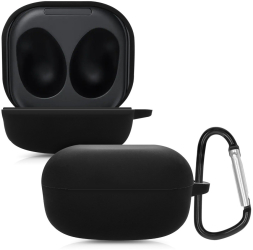 Husa pentru casti Samsung Galaxy Buds 2/Galaxy Buds Live Kwmobile Negru Silicon 53367.01 