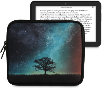 Husa universala pentru eBook Reader de 7 inch Kwmobile Multicolor Textil 59015.01 