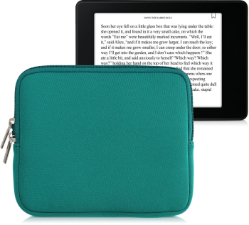 Husa universala pentru eBook Reader de 7 inch Kwmobile Verde Textil 57397.22 