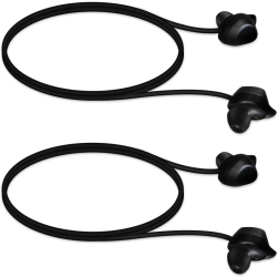 Set 2 Curele pentru casti Samsung Galaxy Buds/Galaxy Buds Plus Kwmobile Negru Silicon 53474.01 