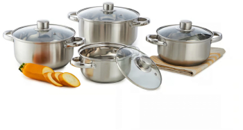 Set oale inox DOMOTTI Sally 8 piese 