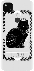 Husa din silicon compatibila cu Google Pixel 4a - model Tarot The Emperor 