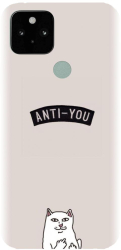 Husa din silicon compatibila cu Google Pixel 5 - model Anti You 