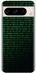 Husa din silicon compatibila cu Google Pixel 8 Pro - model Binary Code 