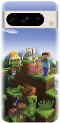 Husa din silicon compatibila cu Google Pixel 8 Pro - model MInecfraft 2 