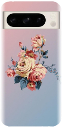 Husa din silicon compatibila cu Google Pixel 8 Pro - model Roses 