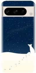 Husa din silicon compatibila cu Google Pixel 8 Pro - model Winter Night 