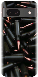 Husa din silicon compatibila cu Google Pixel 8a - model Weapons Ammunition 