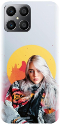 Husa din silicon compatibila cu Huawei Honor X8 5G - model Billie Eilish 