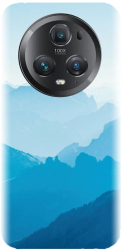 Husa din silicon compatibila cu Huawei Magic 5 - model Blue Mountain Crests 