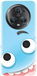 Husa din silicon compatibila cu Huawei Magic 5 Pro - model Cute Blue 