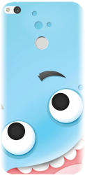 Husa din silicon compatibila cu Huawei P9 Lite 2017 - model Cute Blue 