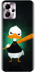 Husa din silicon compatibila cu Motorola Moto G23 - model Duck With A Bat 